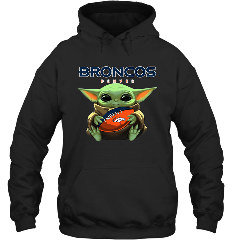 Baby Yoda Loves The Denver Broncos Star Wars NFL Shirts Hoodie - PrimaryTee Baby Yoda Loves The Denver Broncos Star Wars NFL Shirts Hoodie - PrimaryTee
