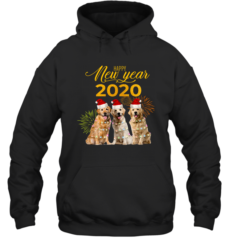 Golden Retriever Happy New Year 2020 Shirt Hoodie - PrimaryTee Golden Retriever Happy New Year 2020 Shirt Hoodie - PrimaryTee