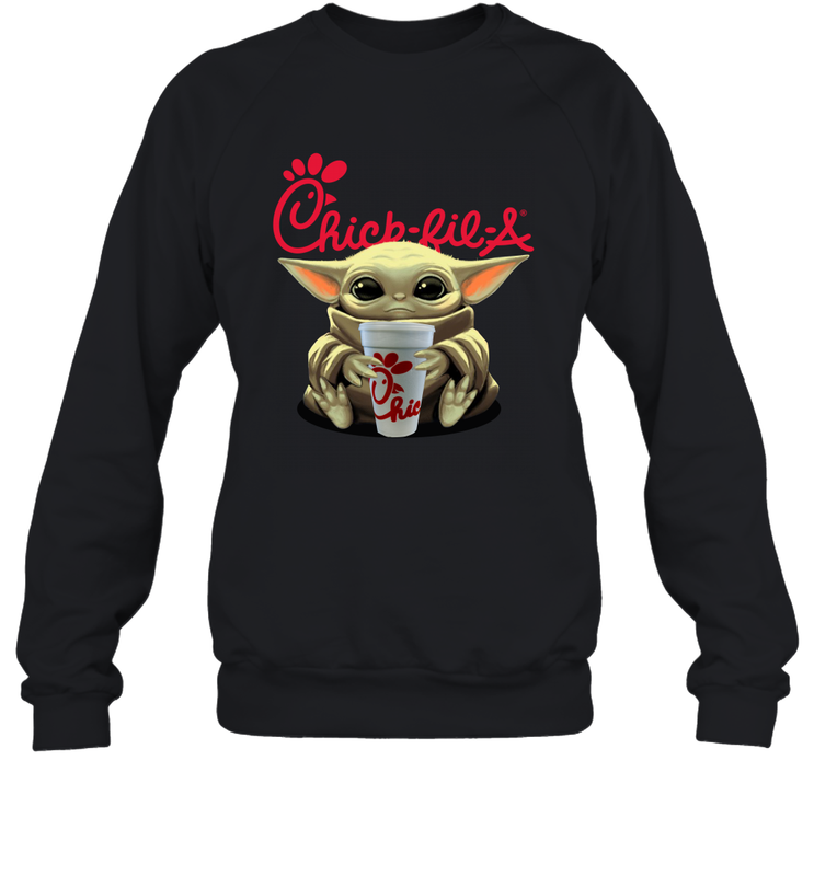 Baby Yoda Hugs Chick Fil A Cup Star Wars Shirts Sweatshirt - PrimaryTee Baby Yoda Hugs Chick Fil A Cup Star Wars Shirts Sweatshirt - PrimaryTee