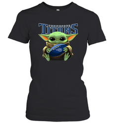 Baby Yoda Loves The Tennessee Titans Star Wars NFL Shirts Women's T-Shirt - PrimaryTee Baby Yoda Loves The Tennessee Titans Star Wars NFL Shirts Women's T-Shirt - PrimaryTee
