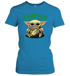 Baby Yoda Hugs Jameson Irish Whiskey Star Wars Shirts Women's T-Shirt - PrimaryTee Baby Yoda Hugs Jameson Irish Whiskey Star Wars Shirts Women's T-Shirt - PrimaryTee