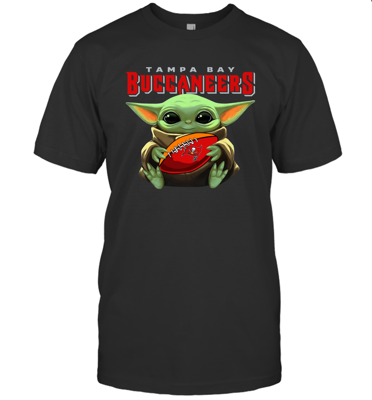 Baby Yoda Loves The Tampa Bay Buccaneers Star Wars NFL Shirts Men's T-Shirt - PrimaryTee Baby Yoda Loves The Tampa Bay Buccaneers Star Wars NFL Shirts Men's T-Shirt - PrimaryTee