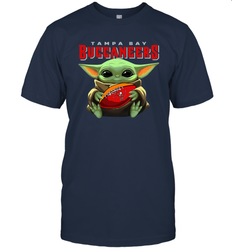 Baby Yoda Loves The Tampa Bay Buccaneers Star Wars NFL Shirts Men's T-Shirt - PrimaryTee Baby Yoda Loves The Tampa Bay Buccaneers Star Wars NFL Shirts Men's T-Shirt - PrimaryTee