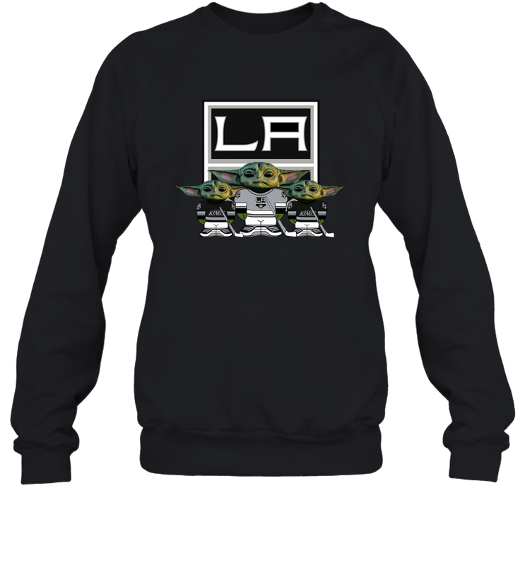 Los Angeles Kings Star Wars Logo Baby Yoda Sweatshirt - PrimaryTee Los Angeles Kings Star Wars Logo Baby Yoda Sweatshirt - PrimaryTee