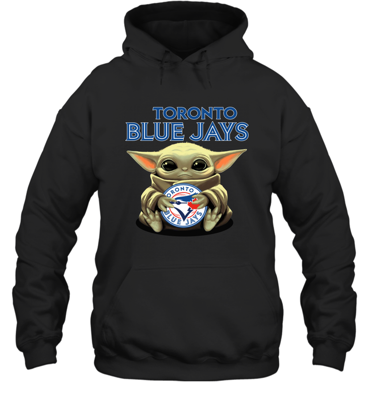 Baby Yoda Hugs The Toronto Blue Jays Shirts Hoodie - PrimaryTee Baby Yoda Hugs The Toronto Blue Jays Shirts Hoodie - PrimaryTee
