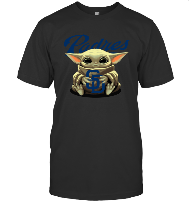 Baby Yoda Hugs The San Diego Padres Shirts Men's T-Shirt - PrimaryTee Baby Yoda Hugs The San Diego Padres Shirts Men's T-Shirt - PrimaryTee