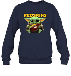 Baby Yoda Loves The Washington Redskins Star Wars NFL Shirts Sweatshirt - PrimaryTee Baby Yoda Loves The Washington Redskins Star Wars NFL Shirts Sweatshirt - PrimaryTee