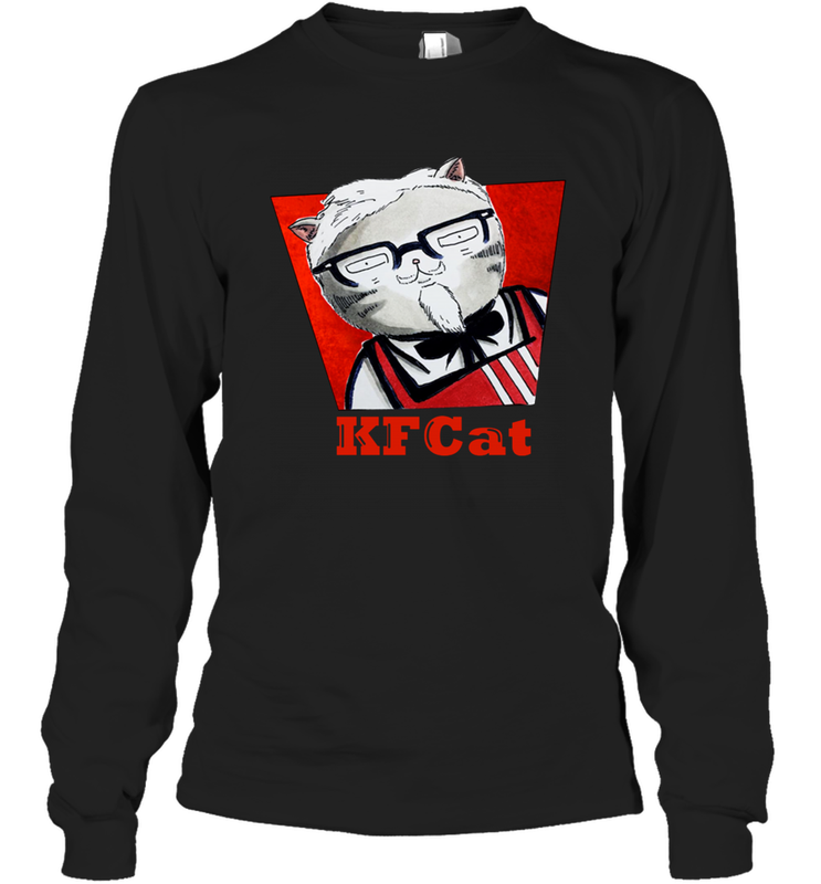 Kentucky Fried Cat Kfcat Shirt Long Sleeve T-Shirt - PrimaryTee Kentucky Fried Cat Kfcat Shirt Long Sleeve T-Shirt - PrimaryTee