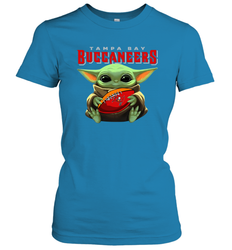 Baby Yoda Loves The Tampa Bay Buccaneers Star Wars NFL Shirts Women's T-Shirt - PrimaryTee Baby Yoda Loves The Tampa Bay Buccaneers Star Wars NFL Shirts Women's T-Shirt - PrimaryTee