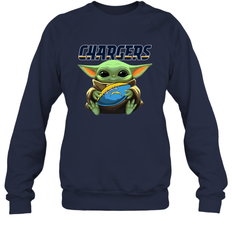 Baby Yoda Loves The Los Angeles Chargers Star Wars NFL Shirts Sweatshirt - PrimaryTee Baby Yoda Loves The Los Angeles Chargers Star Wars NFL Shirts Sweatshirt - PrimaryTee