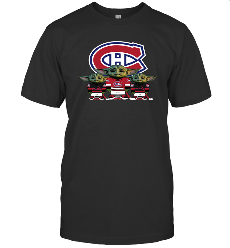 Montreal Canadiens Star Wars Logo Baby Yoda Men's T-Shirt - PrimaryTee Montreal Canadiens Star Wars Logo Baby Yoda Men's T-Shirt - PrimaryTee
