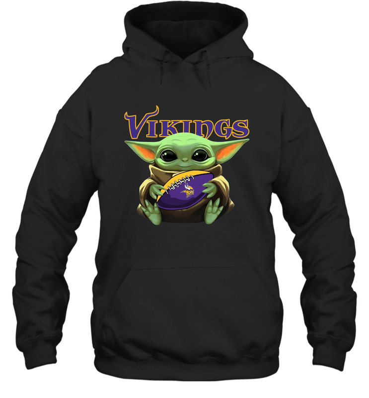 Baby Yoda Loves The Minnesota Vikings Star Wars NFL Shirts Hoodie - PrimaryTee Baby Yoda Loves The Minnesota Vikings Star Wars NFL Shirts Hoodie - PrimaryTee