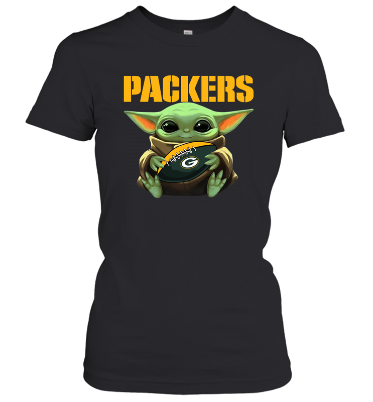 Baby Yoda Loves The Green Bay Packers Star Wars NFL Shirts Women's T-Shirt - PrimaryTee Baby Yoda Loves The Green Bay Packers Star Wars NFL Shirts Women's T-Shirt - PrimaryTee