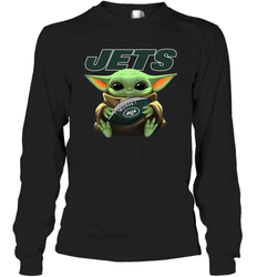 Baby Yoda Loves The New York Jets Star Wars NFL Shirts Long Sleeve T-Shirt - PrimaryTee Baby Yoda Loves The New York Jets Star Wars NFL Shirts Long Sleeve T-Shirt - PrimaryTee