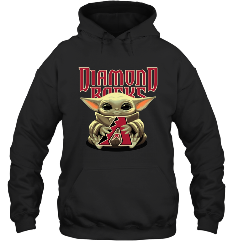 Baby Yoda Hugs The Arizona Diamondbacks Shirts Hoodie - PrimaryTee Baby Yoda Hugs The Arizona Diamondbacks Shirts Hoodie - PrimaryTee