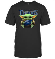 Baby Yoda Loves The Tennessee Titans Star Wars NFL Shirts Men's T-Shirt - PrimaryTee Baby Yoda Loves The Tennessee Titans Star Wars NFL Shirts Men's T-Shirt - PrimaryTee
