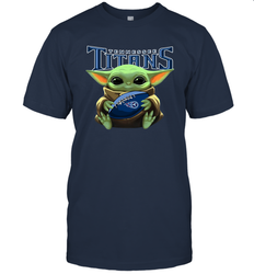 Baby Yoda Loves The Tennessee Titans Star Wars NFL Shirts Men's T-Shirt - PrimaryTee Baby Yoda Loves The Tennessee Titans Star Wars NFL Shirts Men's T-Shirt - PrimaryTee