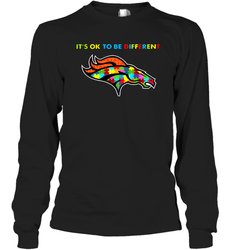 It's Ok To Be Different Denver Broncos Autism Shirt Long Sleeve T-Shirt - PrimaryTee It's Ok To Be Different Denver Broncos Autism Shirt Long Sleeve T-Shirt - PrimaryTee
