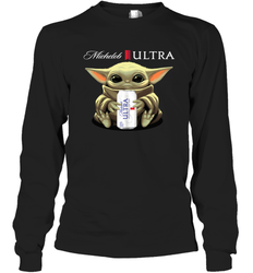 Baby Yoda Hugs Michelob Ultra Beer Star Wars Shirts Long Sleeve T-Shirt - PrimaryTee Baby Yoda Hugs Michelob Ultra Beer Star Wars Shirts Long Sleeve T-Shirt - PrimaryTee