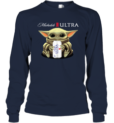 Baby Yoda Hugs Michelob Ultra Beer Star Wars Shirts Long Sleeve T-Shirt - PrimaryTee Baby Yoda Hugs Michelob Ultra Beer Star Wars Shirts Long Sleeve T-Shirt - PrimaryTee