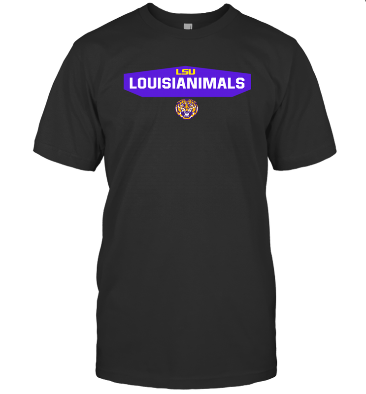 LSU Louisianimals Shirt Men's T-Shirt - PrimaryTee LSU Louisianimals Shirt Men's T-Shirt - PrimaryTee