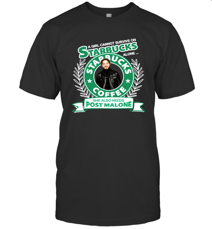 A girl cannot survive on Starbucks coffee alone Post Malone Shirt Men's T-Shirt - PrimaryTee A girl cannot survive on Starbucks coffee alone Post Malone Shirt Men's T-Shirt - PrimaryTee