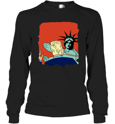Donald Trump Slap Politics Trump New York Liberty Shirt Long Sleeve T-Shirt - PrimaryTee Donald Trump Slap Politics Trump New York Liberty Shirt Long Sleeve T-Shirt - PrimaryTee