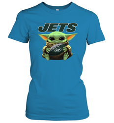 Baby Yoda Loves The New York Jets Star Wars NFL Shirts Women's T-Shirt - PrimaryTee Baby Yoda Loves The New York Jets Star Wars NFL Shirts Women's T-Shirt - PrimaryTee