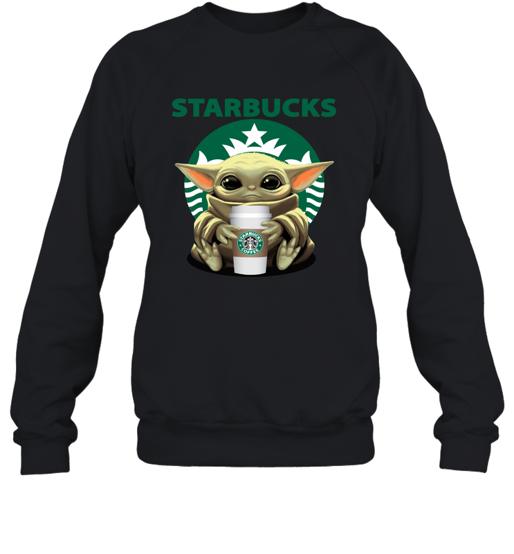 Baby Yoda Hugs Starbucks Cup Star Wars Shirts Sweatshirt - PrimaryTee Baby Yoda Hugs Starbucks Cup Star Wars Shirts Sweatshirt - PrimaryTee