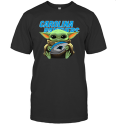 Baby Yoda Loves The Carolina Panthers Star Wars NFL Shirts Men's T-Shirt - PrimaryTee Baby Yoda Loves The Carolina Panthers Star Wars NFL Shirts Men's T-Shirt - PrimaryTee