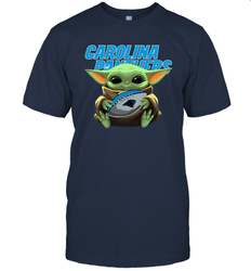 Baby Yoda Loves The Carolina Panthers Star Wars NFL Shirts Men's T-Shirt - PrimaryTee Baby Yoda Loves The Carolina Panthers Star Wars NFL Shirts Men's T-Shirt - PrimaryTee