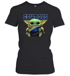 Baby Yoda Loves The Dallas Cowboys Star Wars NFL Shirts Women's T-Shirt - PrimaryTee Baby Yoda Loves The Dallas Cowboys Star Wars NFL Shirts Women's T-Shirt - PrimaryTee