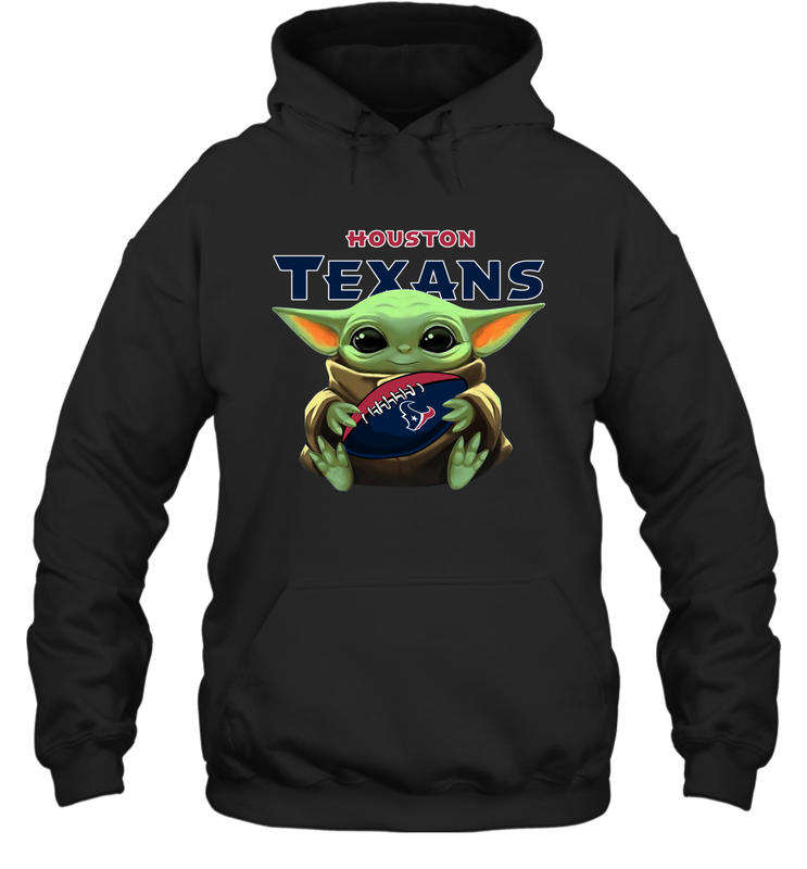 Baby Yoda Loves The Houston Texans Star Wars NFL Shirts Hoodie - PrimaryTee Baby Yoda Loves The Houston Texans Star Wars NFL Shirts Hoodie - PrimaryTee
