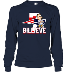 New England Patriots 7 Billieve vs Buffalo Bills Shirt Long Sleeve T-Shirt - PrimaryTee New England Patriots 7 Billieve vs Buffalo Bills Shirt Long Sleeve T-Shirt - PrimaryTee