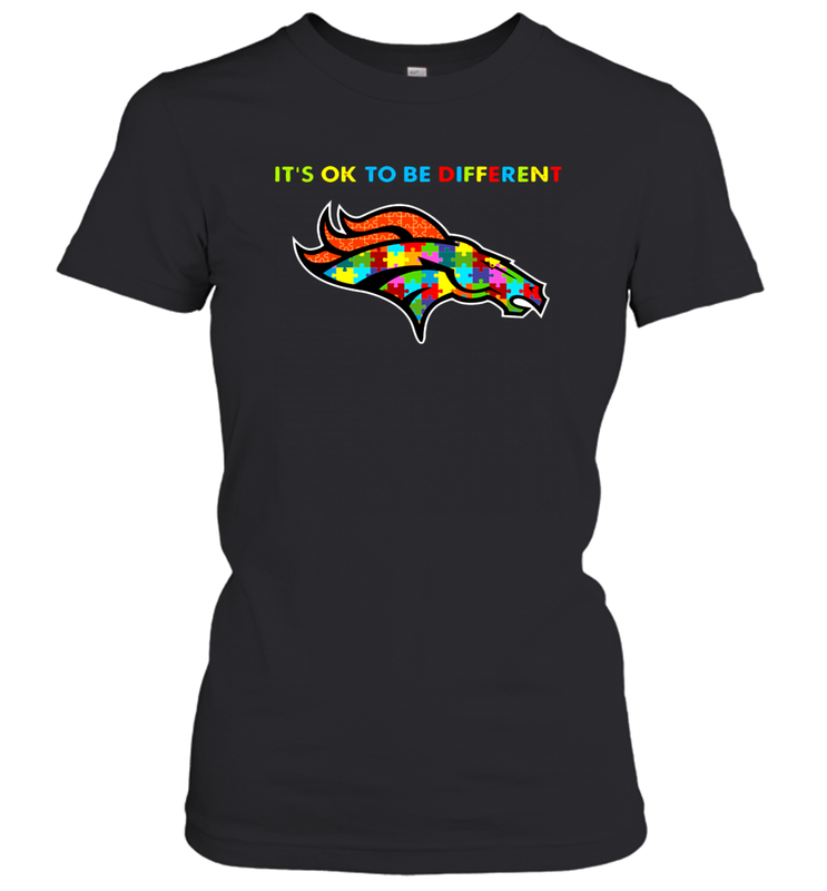 It's Ok To Be Different Denver Broncos Autism Shirt Women's T-Shirt - PrimaryTee It's Ok To Be Different Denver Broncos Autism Shirt Women's T-Shirt - PrimaryTee