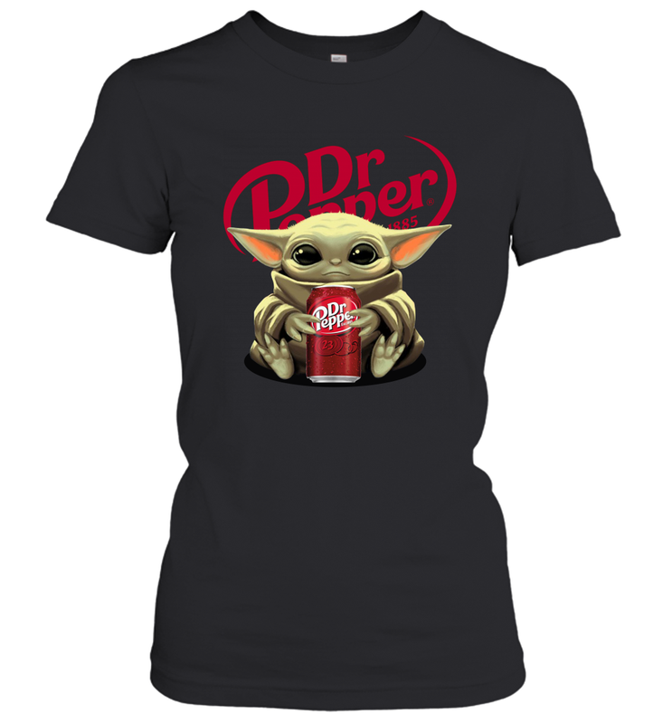 Baby Yoda Hugs Dr Pepper Can Star Wars Shirts Women's T-Shirt - PrimaryTee Baby Yoda Hugs Dr Pepper Can Star Wars Shirts Women's T-Shirt - PrimaryTee