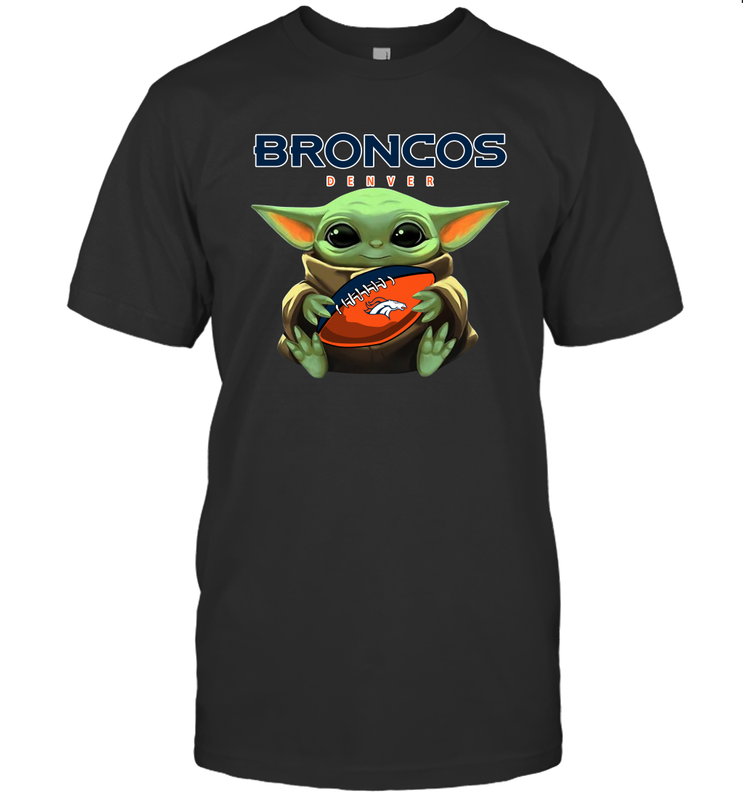 Baby Yoda Loves The Denver Broncos Star Wars NFL Shirts Men's T-Shirt - PrimaryTee Baby Yoda Loves The Denver Broncos Star Wars NFL Shirts Men's T-Shirt - PrimaryTee