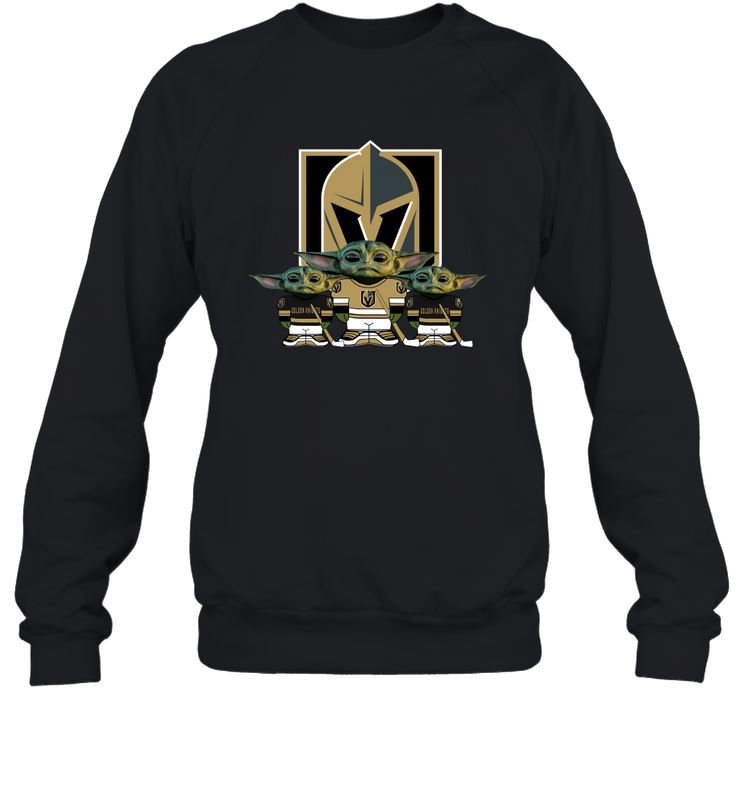 Vegas Golden Knights Star Wars Logo Baby Yoda Sweatshirt - PrimaryTee Vegas Golden Knights Star Wars Logo Baby Yoda Sweatshirt - PrimaryTee