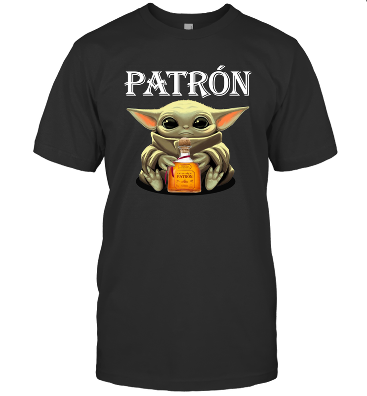 Baby Yoda Hugs Patron Bottle Star Wars Shirts Men's T-Shirt - PrimaryTee Baby Yoda Hugs Patron Bottle Star Wars Shirts Men's T-Shirt - PrimaryTee