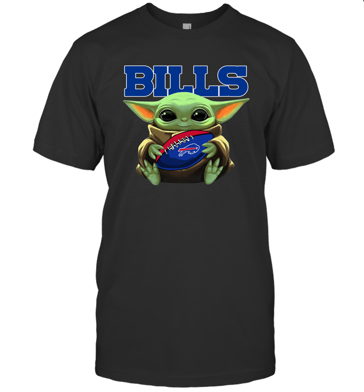 Baby Yoda Loves The Buffalo Bills Star Wars NFL Shirts Men's T-Shirt - PrimaryTee Baby Yoda Loves The Buffalo Bills Star Wars NFL Shirts Men's T-Shirt - PrimaryTee