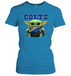 Baby Yoda Loves The Indianapolis Colts Star Wars NFL Shirts Women's T-Shirt - PrimaryTee Baby Yoda Loves The Indianapolis Colts Star Wars NFL Shirts Women's T-Shirt - PrimaryTee