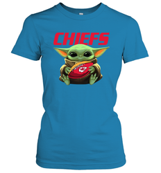 Baby Yoda Loves The Kansas City Chiefs Star Wars NFL Shirts Women's T-Shirt - PrimaryTee Baby Yoda Loves The Kansas City Chiefs Star Wars NFL Shirts Women's T-Shirt - PrimaryTee