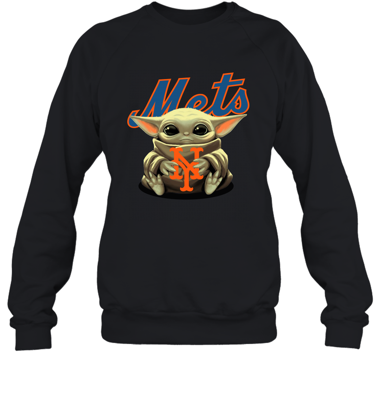 Baby Yoda Hugs The New York Mets Shirts Sweatshirt - PrimaryTee Baby Yoda Hugs The New York Mets Shirts Sweatshirt - PrimaryTee