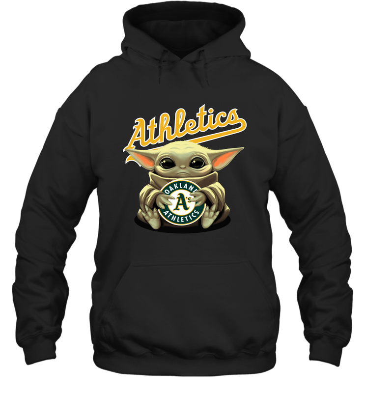 Baby Yoda Hugs The Oakland Athletics Shirts Hoodie - PrimaryTee Baby Yoda Hugs The Oakland Athletics Shirts Hoodie - PrimaryTee
