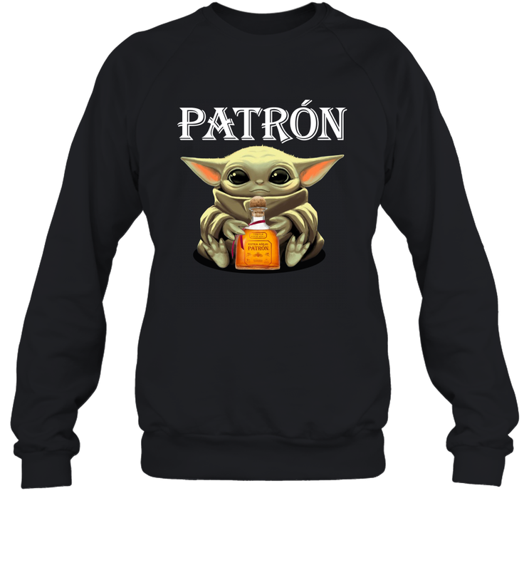 Baby Yoda Hugs Patron Bottle Star Wars Shirts Sweatshirt - PrimaryTee Baby Yoda Hugs Patron Bottle Star Wars Shirts Sweatshirt - PrimaryTee