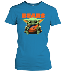 Baby Yoda Loves The Chicago Bears Star Wars NFL Shirts Women's T-Shirt - PrimaryTee Baby Yoda Loves The Chicago Bears Star Wars NFL Shirts Women's T-Shirt - PrimaryTee