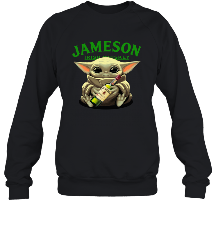 Baby Yoda Hugs Jameson Irish Whiskey Star Wars Shirts Sweatshirt - PrimaryTee Baby Yoda Hugs Jameson Irish Whiskey Star Wars Shirts Sweatshirt - PrimaryTee