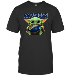 Baby Yoda Loves The Dallas Cowboys Star Wars NFL Shirts Men's T-Shirt - PrimaryTee Baby Yoda Loves The Dallas Cowboys Star Wars NFL Shirts Men's T-Shirt - PrimaryTee