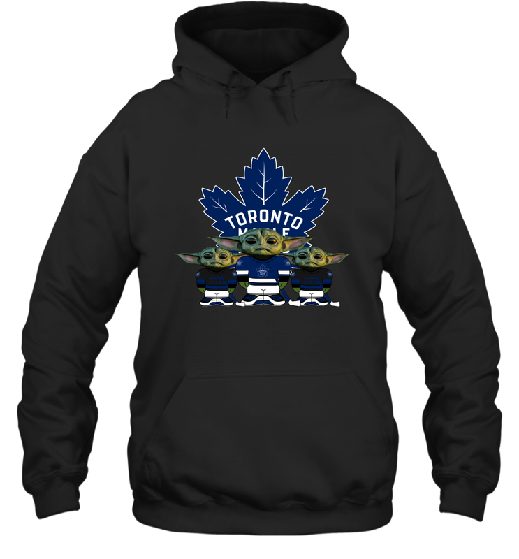 Toronto Maple Leafs Star Wars Logo Baby Yoda Hoodie - PrimaryTee Toronto Maple Leafs Star Wars Logo Baby Yoda Hoodie - PrimaryTee