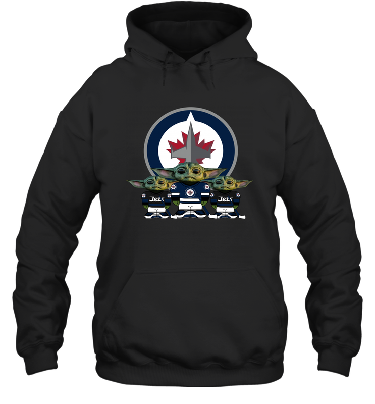 Winnipeg Jets Star Wars Logo Baby Yoda Hoodie - PrimaryTee Winnipeg Jets Star Wars Logo Baby Yoda Hoodie - PrimaryTee